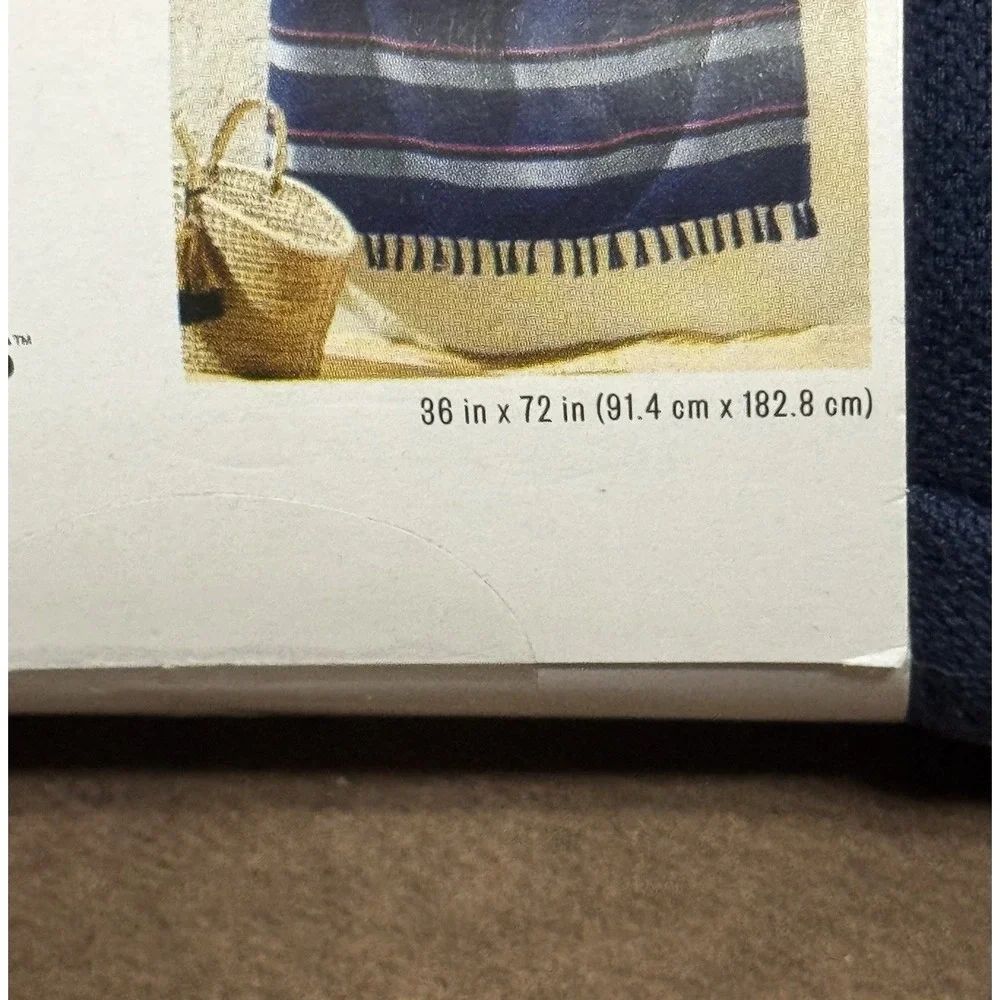 Room Essentials 100% Cotton Extra-Long Beach Towel, 36